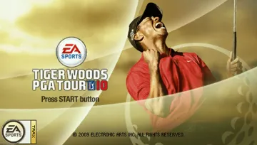 Tiger Woods PGA Tour 10 (EU) screen shot title